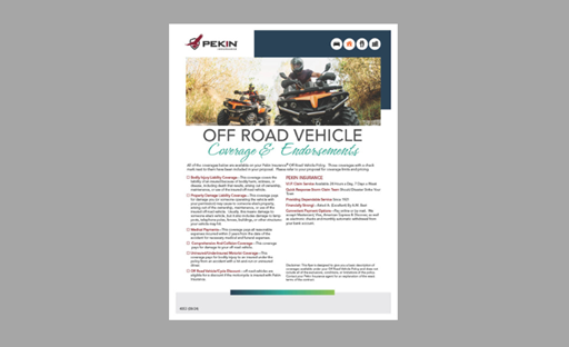 Off-Road Coverage & Endorsements Flyer
