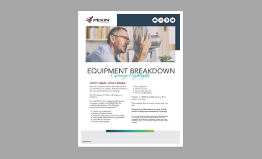 Equipment Breakdown Coverage Flyer 2