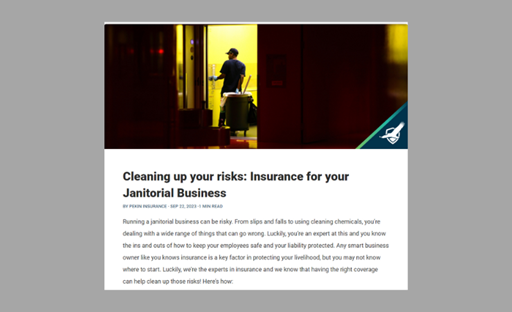 Janitorial Blog