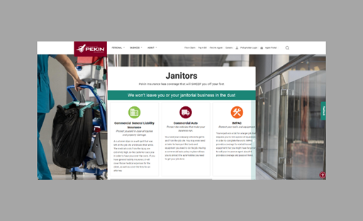 Janitorial Landing Page