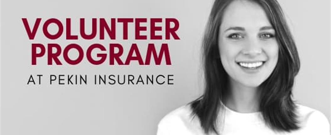Pekin Insurance Volunteer Program Graphic