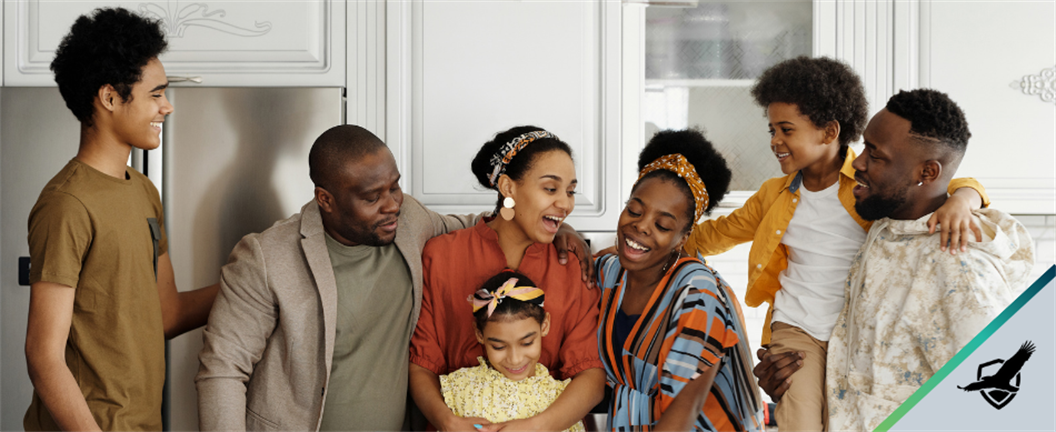 Family Gathering in kitchen
