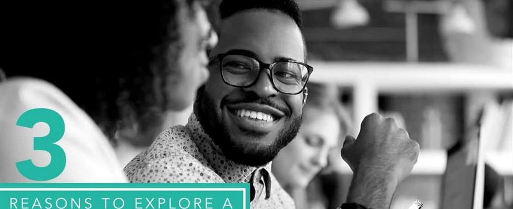 3 Reasons to explore a career in insurance graphic