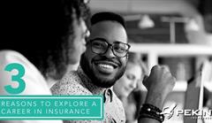3 Reasons to explore a career in insurance graphic