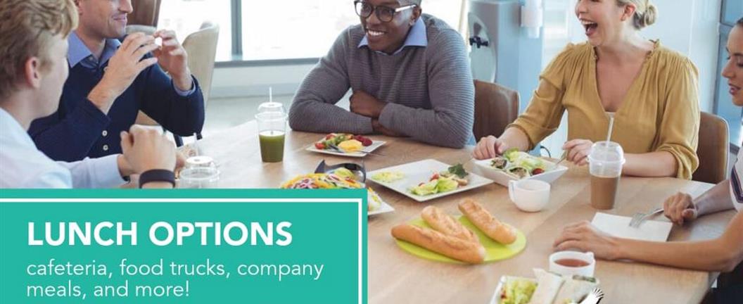 Pekin Insurance Office Lunch Options Graphic