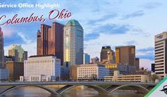 Columbus Ohio Pekin Insurance Office Graphic